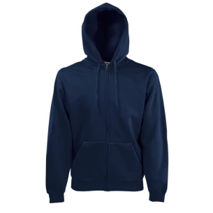 FOTL Zip Through Hooded Sweatshirt - Dark Blue