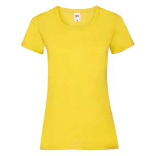 FOTL Lady-Fit ValueWeight T-shirt - Yellow