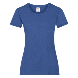 FOTL Lady-Fit ValueWeight T-Shirt - Blue Melange