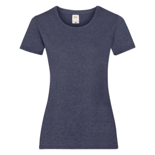 FOTL Lady-Fit ValueWeight T-Shirt - Navy Blue Melange