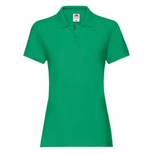 Fruit Of The Loom Premium Women's Polo Shirt - Green