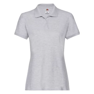 Fruit Of The Loom Premium Women's Polo Shirt - Grey