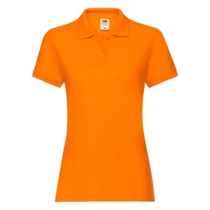 Fruit Of The Loom Premium Women's Polo Shirt - Orange