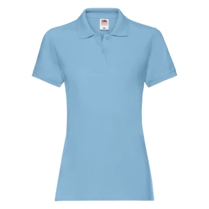 Fruit Of The Loom Premium Women's Polo Shirt - Blue