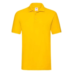 Fruit Of The Loom Premium Polo Shirt - Dark Yellow