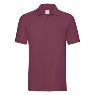 Fruit Of The Loom Premium Polo Shirt - Burgundy