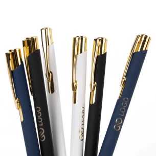 Golden ballpoint pen - Black