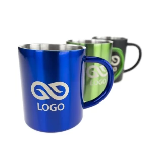 Hugo Steel Mug - Red