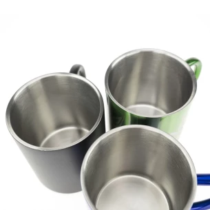 Hugo Steel Mug - Red