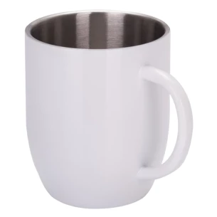 Falun Steel Mug - White