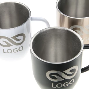 Falun Steel Mug - White