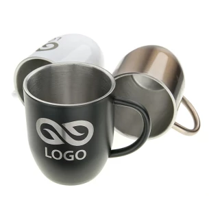 Falun Steel Mug - White