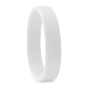 Dolores silicone wristband - White