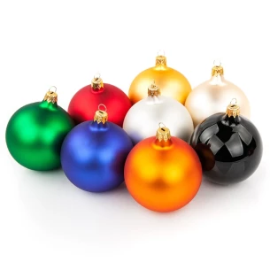 80mm bauble - Silver