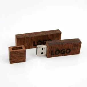 Wood 32Gb Flash Drive - Brown