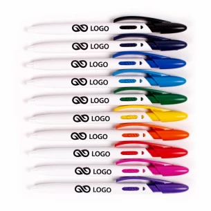 Rico White ballpoint pen - Black