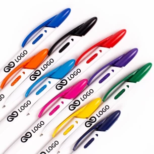 Rico White ballpoint pen - Black