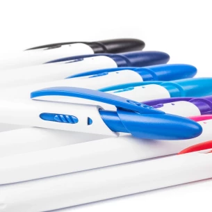 Rico White ballpoint pen - Black