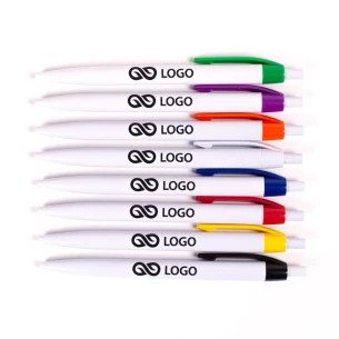 Netto ballpoint pen - White